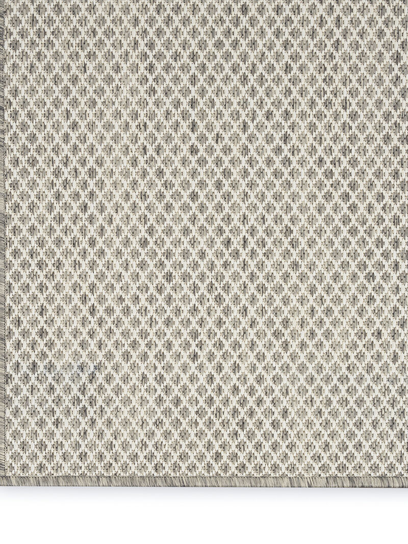 Courtyard COU01 Ivory/Silver 2'2" x 20' Rug