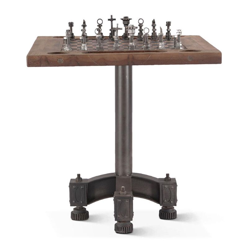 World Interiors Rustic Revival Chess Table image number 2