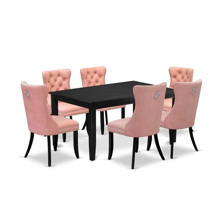 7 Piece Kitchen Table & Chairs Set