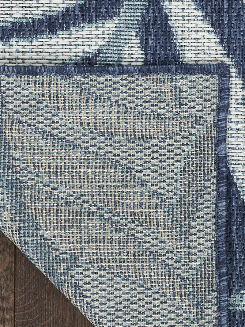 Garden Oasis GOA01 Navy 3' x 5' Rug