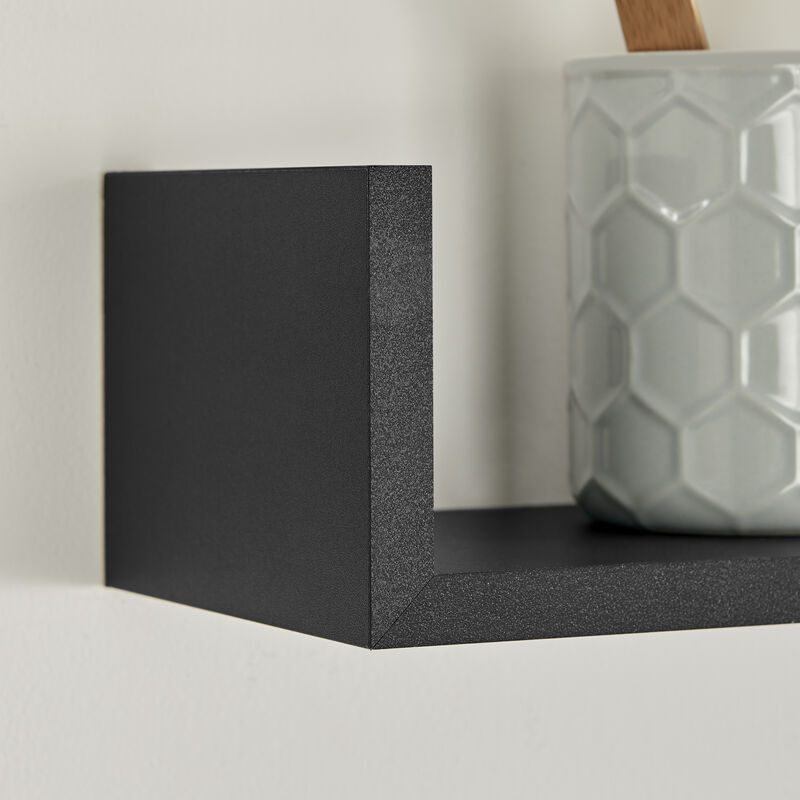 Aalto U-Shaped Floating Wall Shelves - Set of 3 Sizes