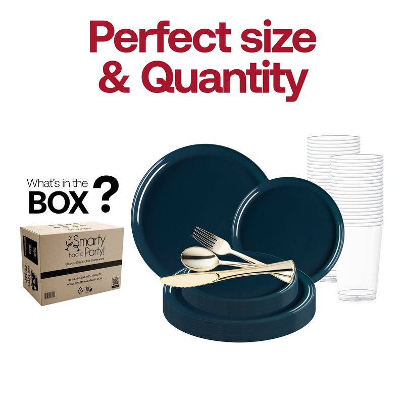 Flat Round Plastic Wedding Value Set (30 Sets) image number 3