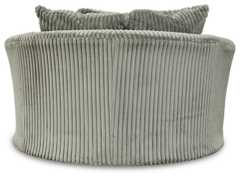 Lindyn Oversized Fog Swivel Accent Chair