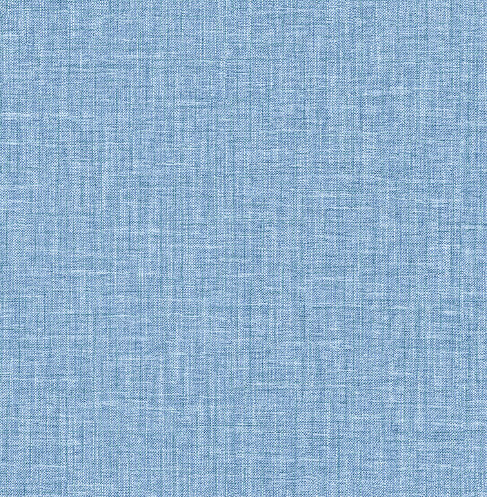 Jocelyn Blue Faux Fabric Wallpaper