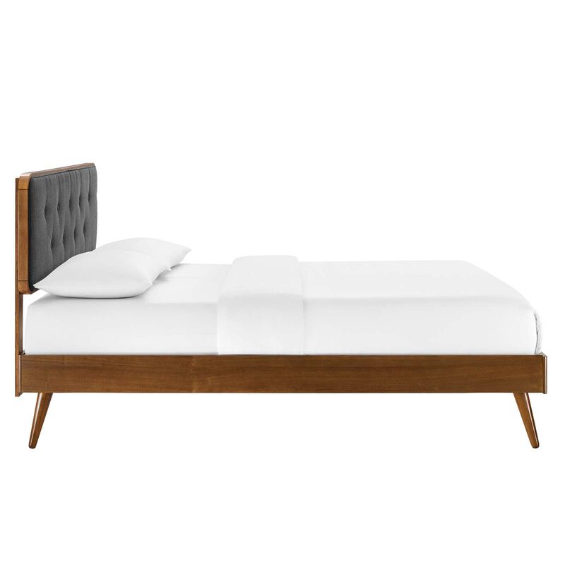 Modway - Bridgette Full Wood Platform Bed with Splayed Legs image number 3