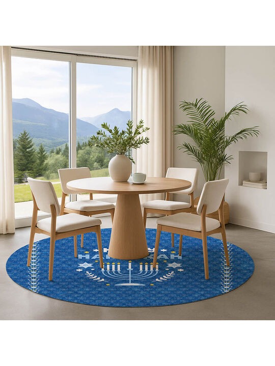 Merry & Bright MY30 8' Round Rug