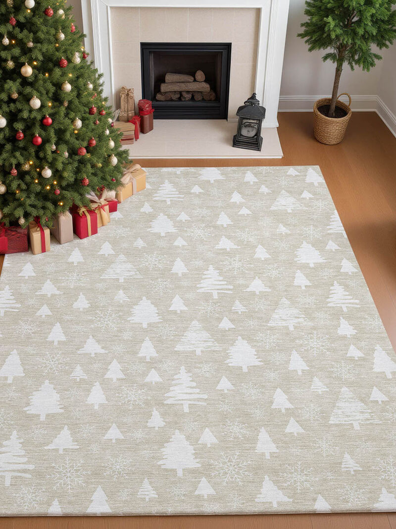 Merry & Bright My23 Beige 8' x 10' Rug