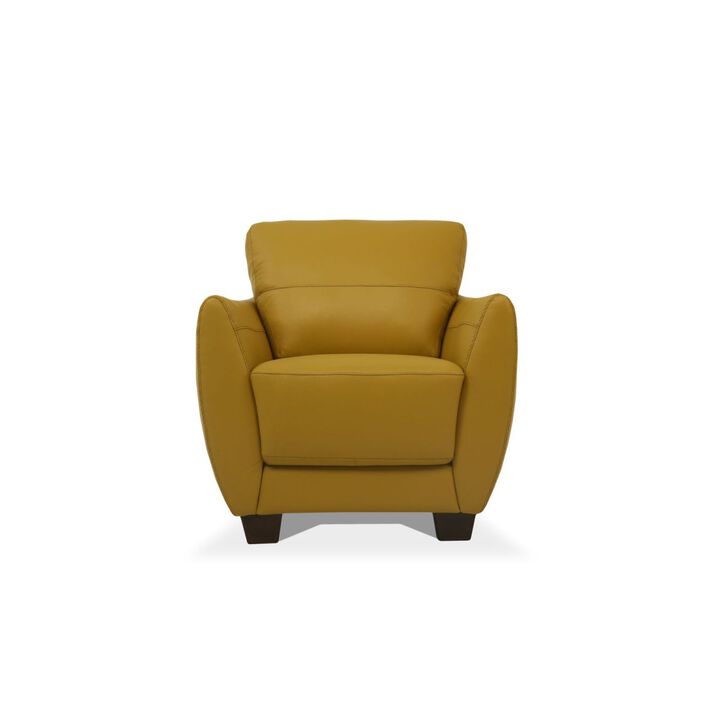Valeria Chair, Mustard Leather