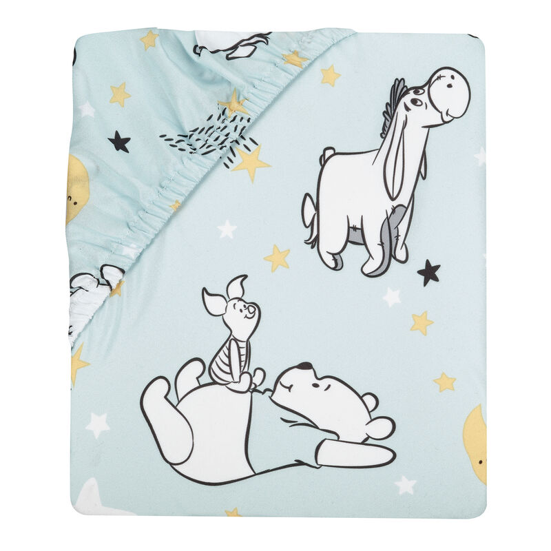Bedtime Originals Disney Baby Starlight Pooh Infant Fitted Crib Sheet - Blue