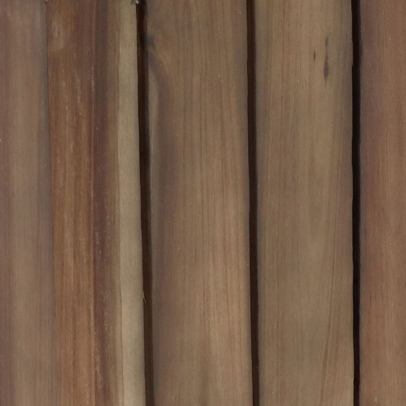 Sunnydaze 2-Piece Acacia Square Planter Boxes with Liners