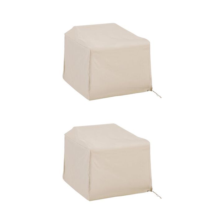 2Pc Outdoor Chair Furniture Cover Set