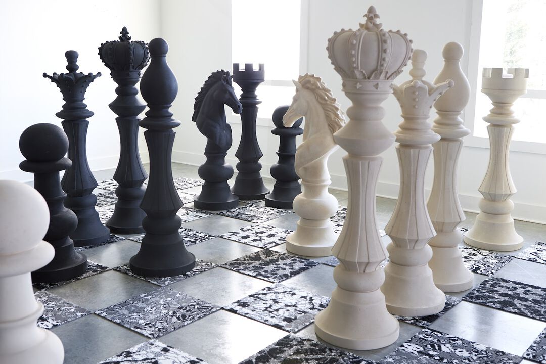 King Chess Sculpture