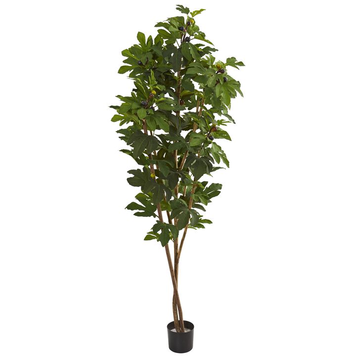 HomPlanti 81 Inches Fig Artificial Tree