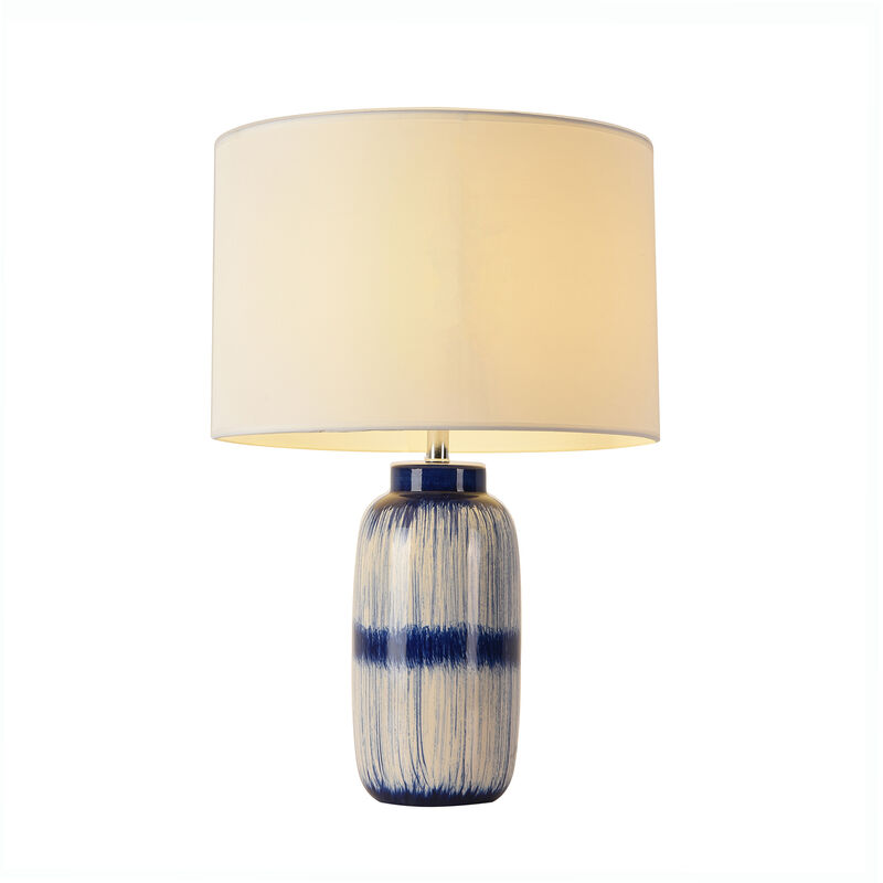 Pasargad Home Garcia Collection Metal & Ceramic Table Lamp Lights