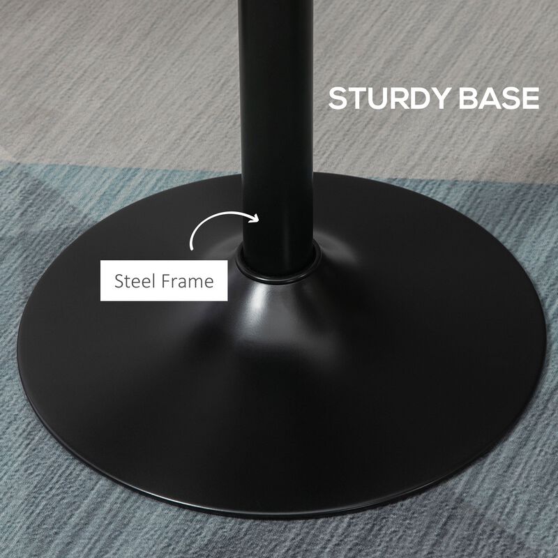 Industrial Chic Table: 42" Bar Height Round with Weathered Wood Top