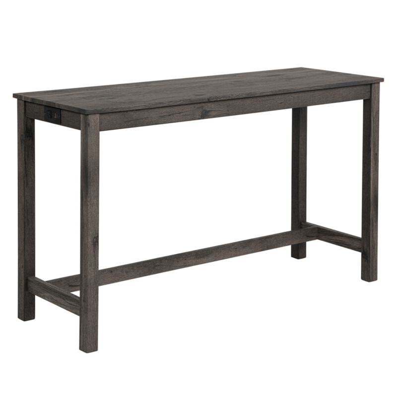 Kepfuf 4‑Piece Farmhouse Bar Table Set image number 8