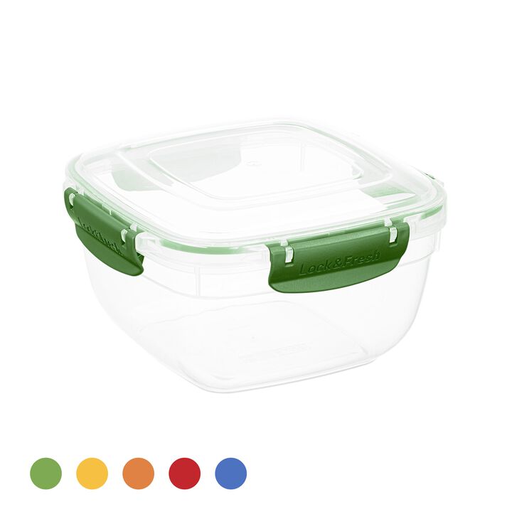 48 oz Seal Square Container, Green