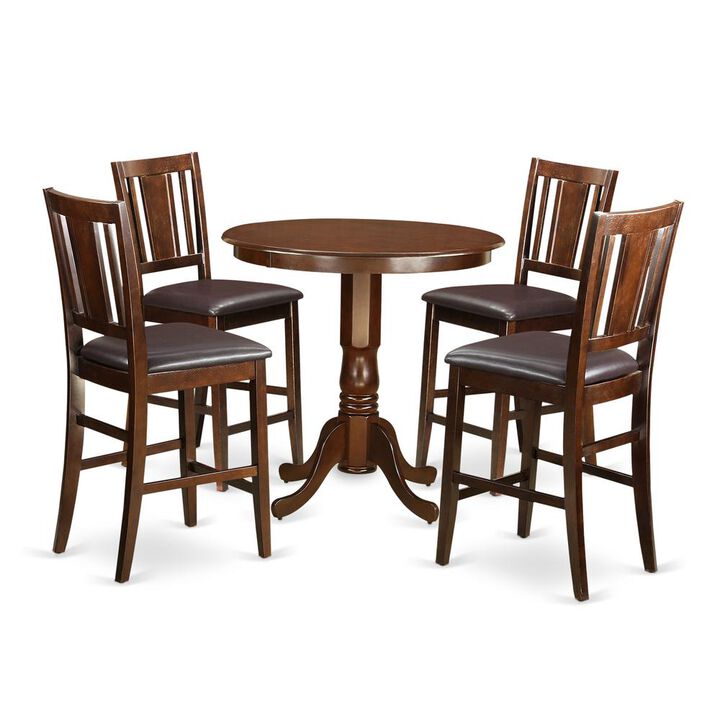5 Pc Dining counter height set-pub Table and 4 counter height Chairs