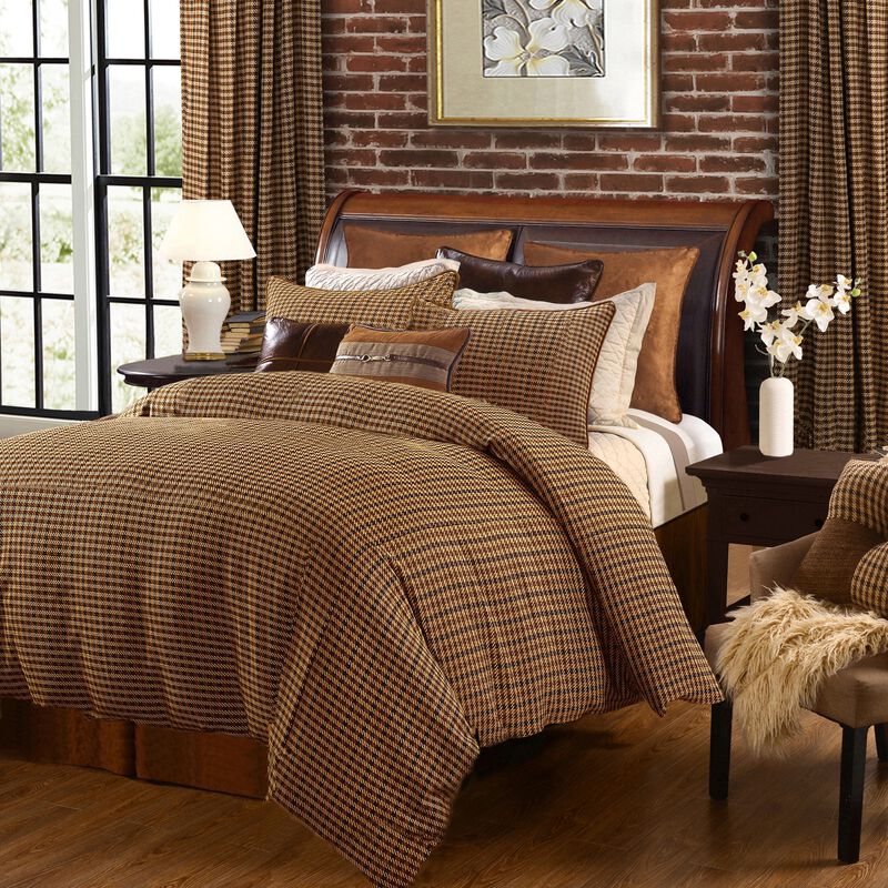 Clifton Plaid Full Comforter Set image number 3