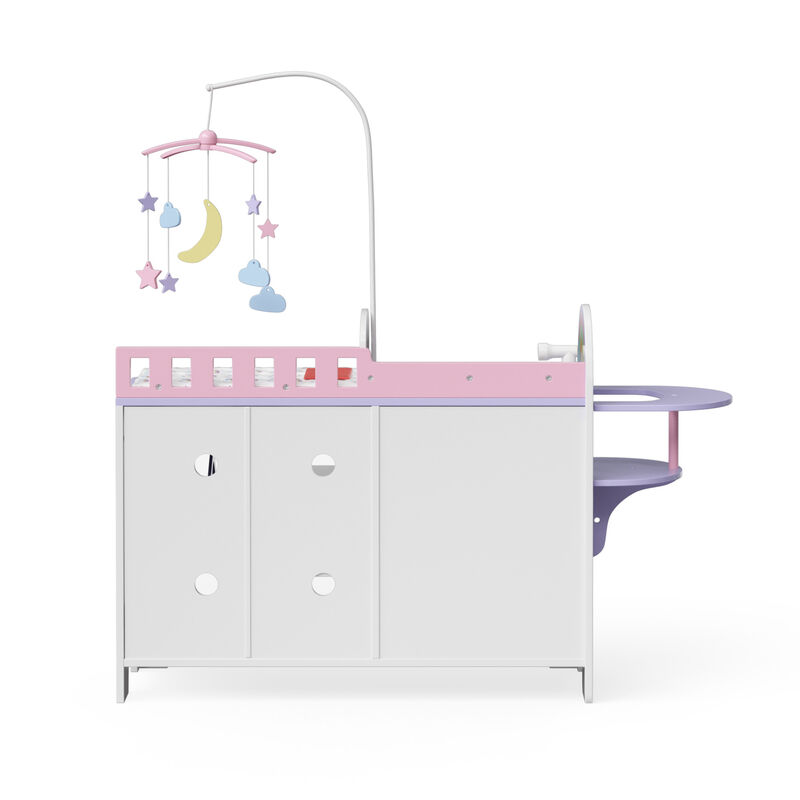 Olivia's Little World 6-in-1 Baby Doll Changing Station, Pink/Purple image number 9