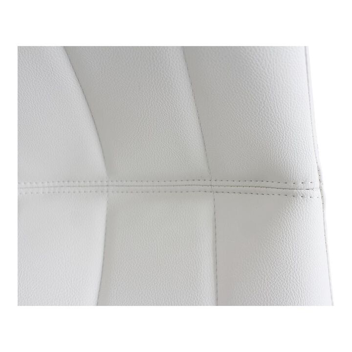 Moe's Home Collection Alibi Dining Chair Ivory-Set Of Two