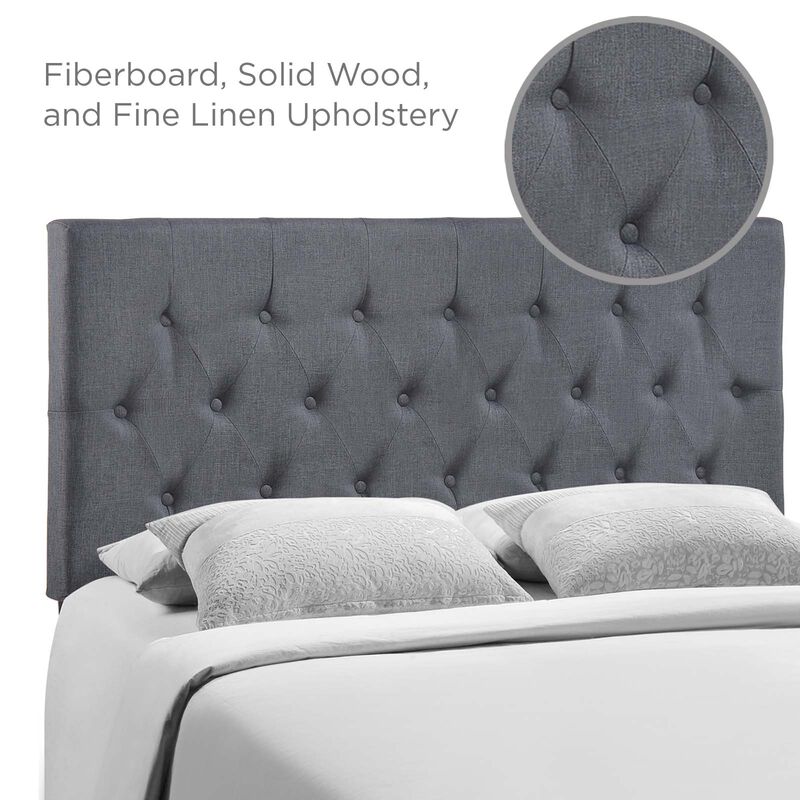 Modway - Clique Queen Upholstered Fabric Headboard image number 7