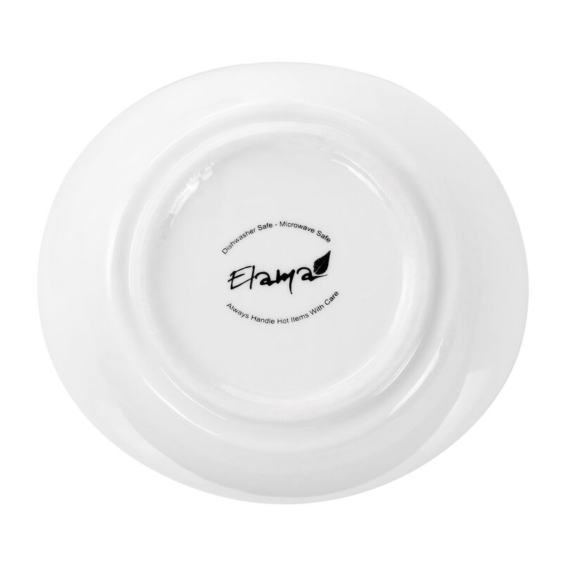 Elama 3 Tier Oval Bowl Porcelain Serveware Set