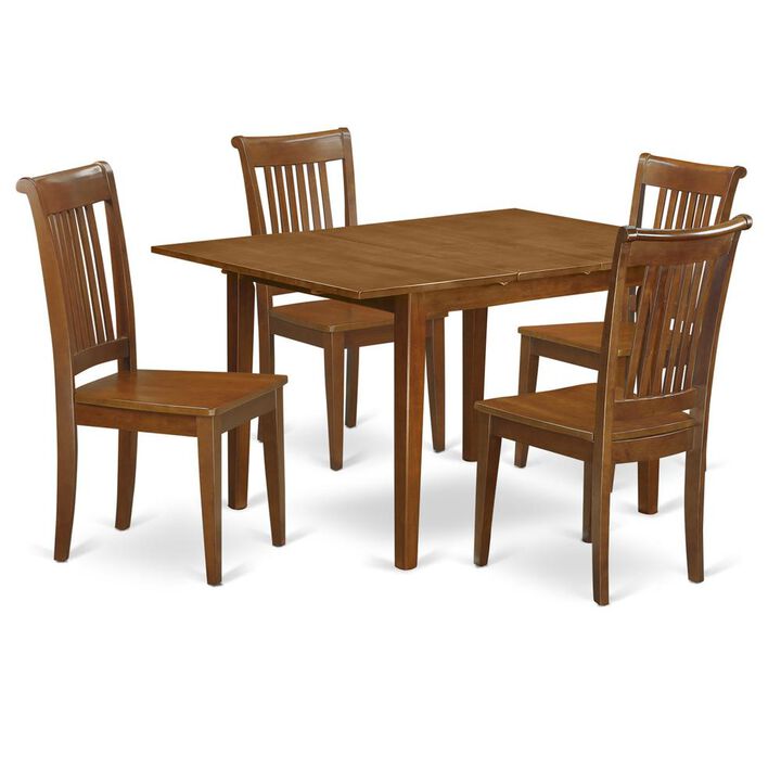 5 Pc Kitchen dinette set-Kitchen Table and 4 Dining Chairs