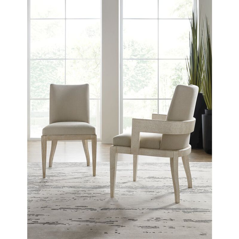 Hooker Furniture Big Sky Wood and Fabric Side Chair image number 3