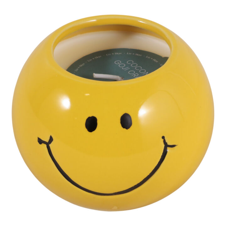 Coconut Goji Smiley Face