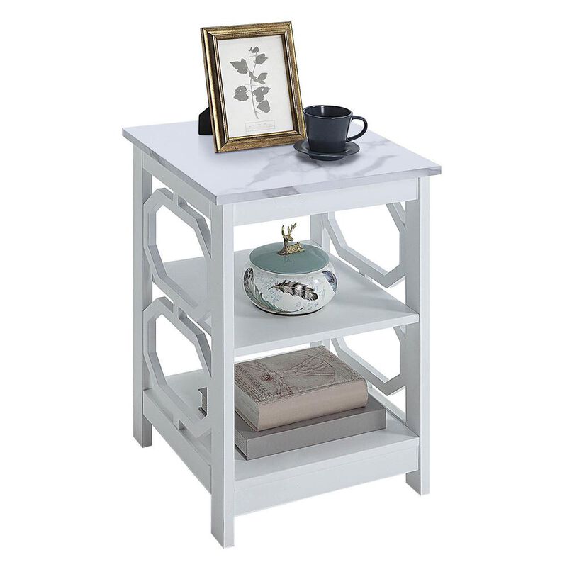 Convience Concept, Inc. Omega End Table with Shelves