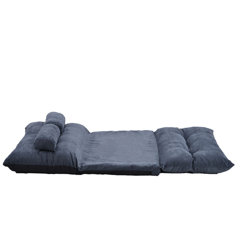 Merax Lazy Sofa Adjustable Folding Futon Sofa