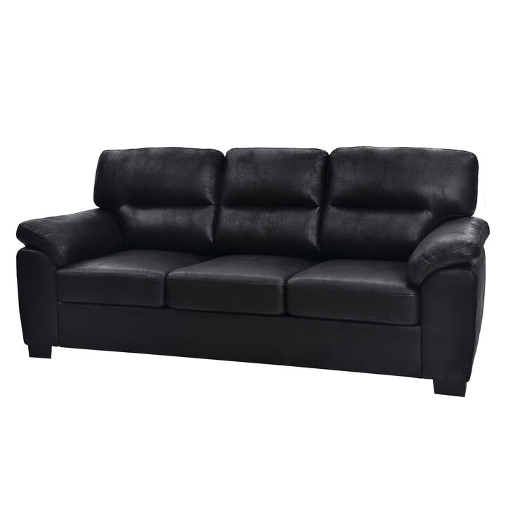 Domord Modern 81" Foil Fabric Sofa
