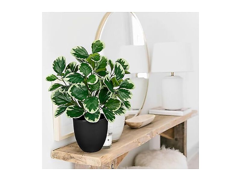 14 Inch Artificial Plants Indoor Decor Fake Potted Silk Shelves Living Small In image number 3