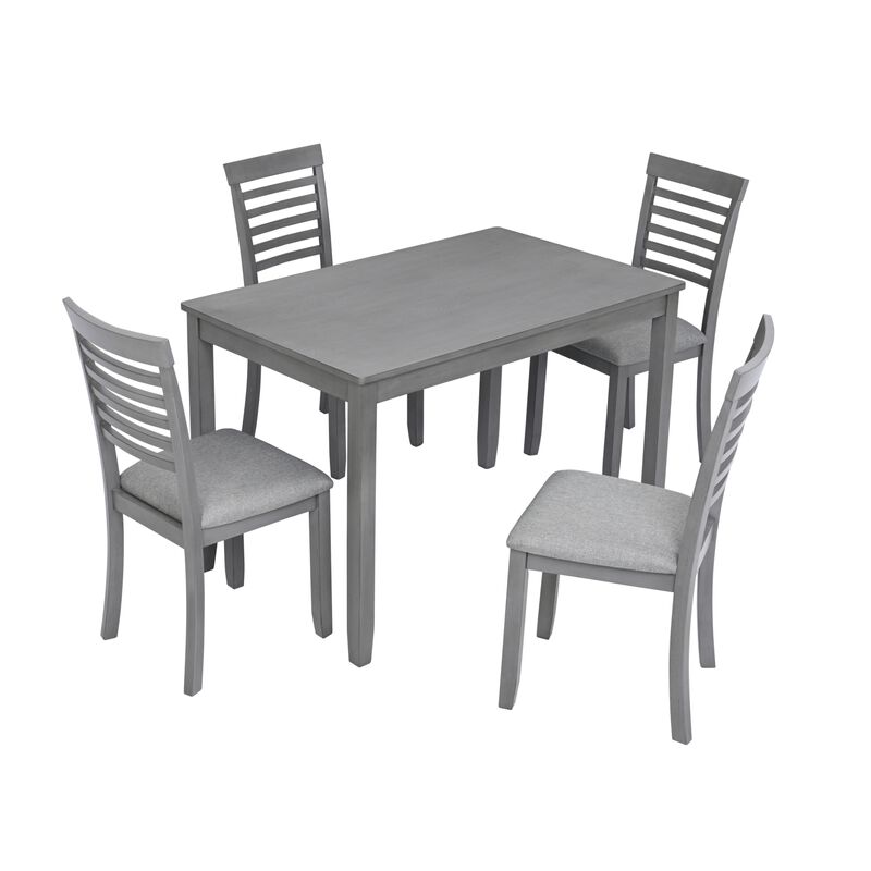 Befrig 5‑Piece Farmhouse Dining Set image number 0