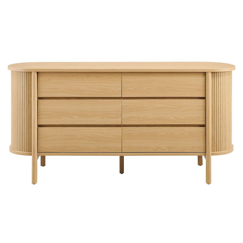 Cadence 6-Drawer Curved Dresser image number 5