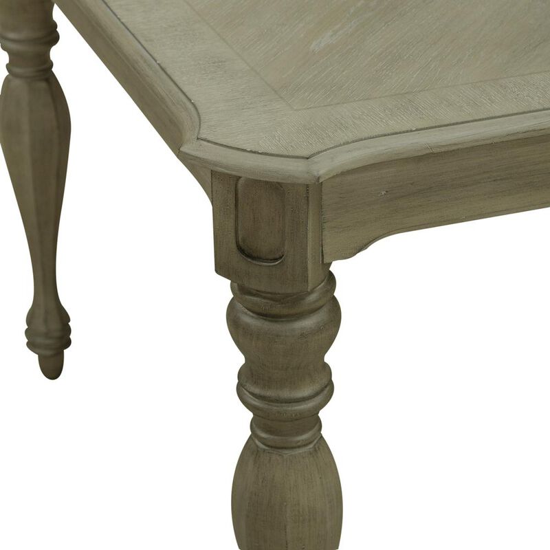 Liberty Furniture Magnolia Manor Rectangular Leg Table in Weathered Bisque image number 5