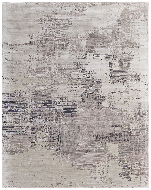 HomeRoots Abstract Hand Tufted Area Rug
