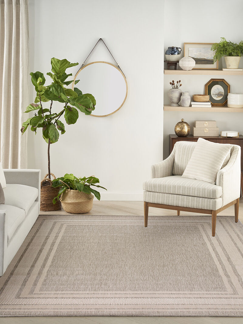 Horizon Indoor/Outdoor HOZ03 Gray 10' x 14' Rug