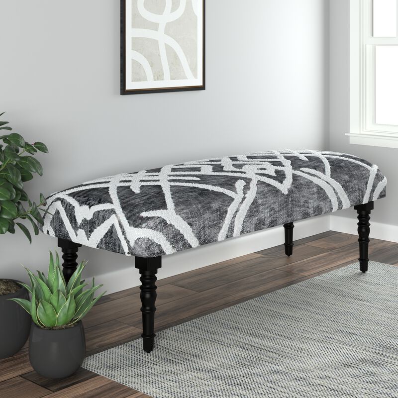 Autumn Contemporary Upholstered Accent Bench image number 6