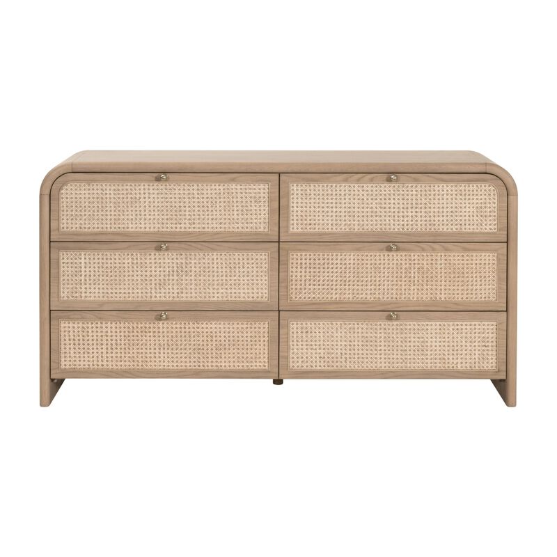 Cannes 6-Drawer Double Dresser image number 0