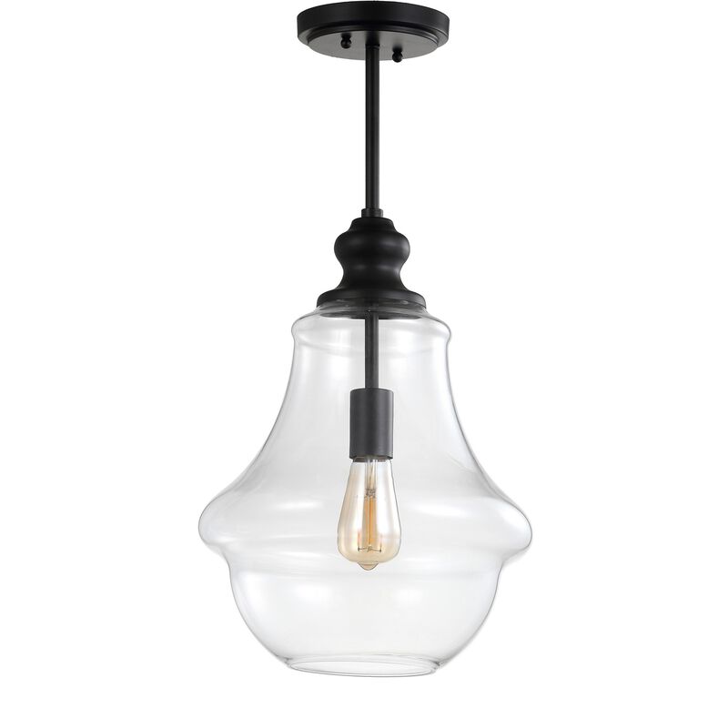 Adam Adjustable Metal/Glass LED Pendant