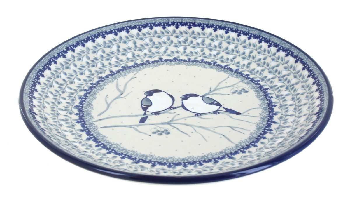 Blue Rose Polish Pottery Maria Dinner Plate