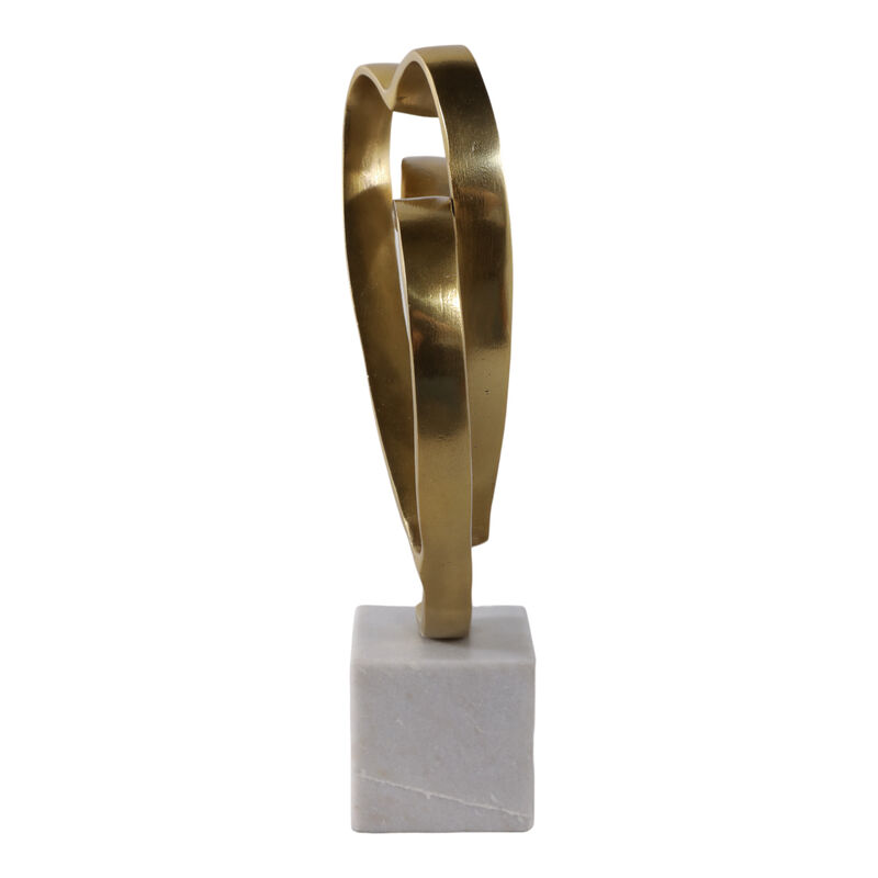 12x8" Double Heart Sculpture image number 2