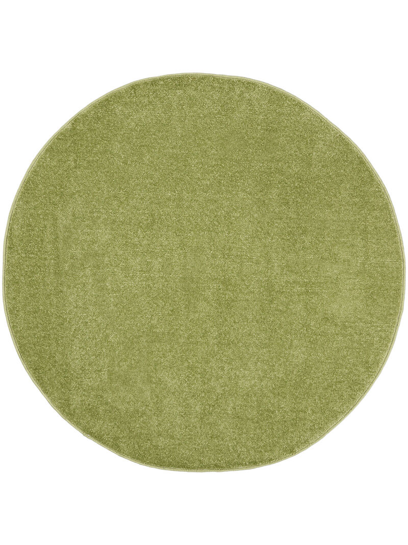 Nourison Essentials NRE01 Green 4' x Round Rug