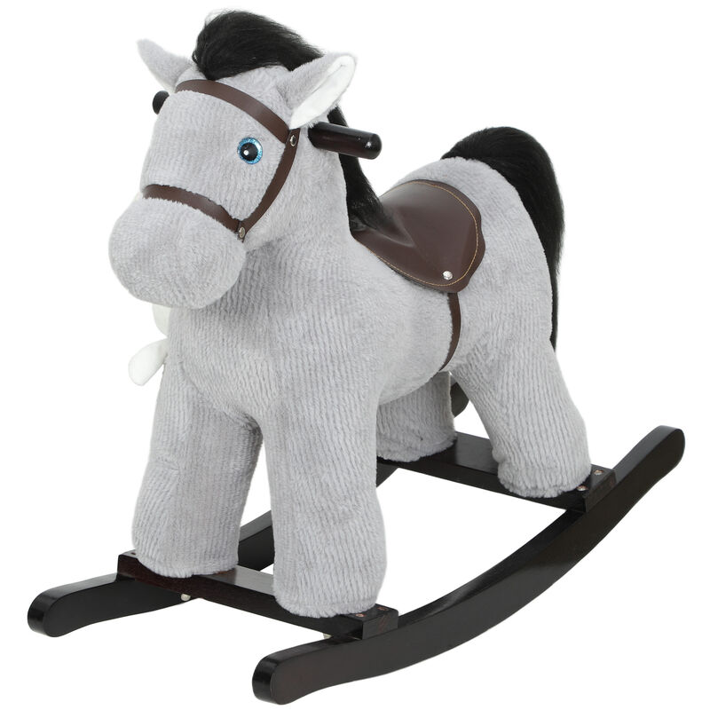 BreeBe Soft Plush Rocking Horse for Kids (2&ndash;5 Years) image number 0