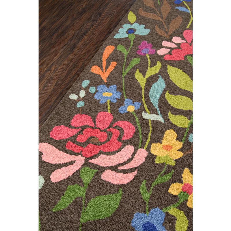 Momeni Casual Rectangle Area Rug, Brown, 5' X 8'