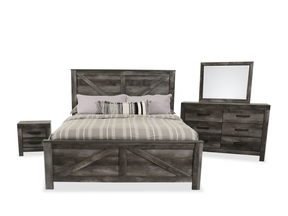 Wynnlow Crossbuck 4-Piece Panel Bedroom Set