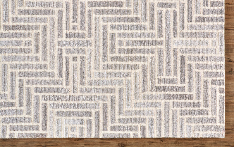 Asher 8768F Taupe/Gray/Tan 3'6" x 5'6" Rug image number 9