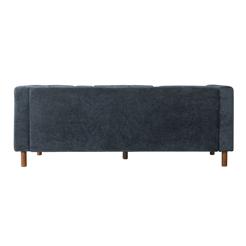 Jubpaf 78" Modern 3 Seater Sofa Chenille image number 7